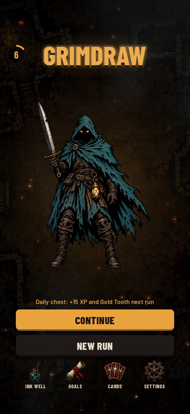 The title screen